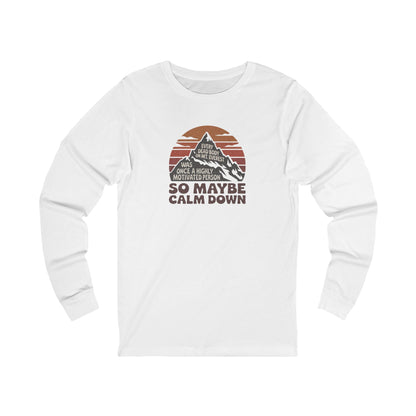 Everything in Moderation (Especially Fitness) – Mount Everest Retro Long Sleeve (Light)