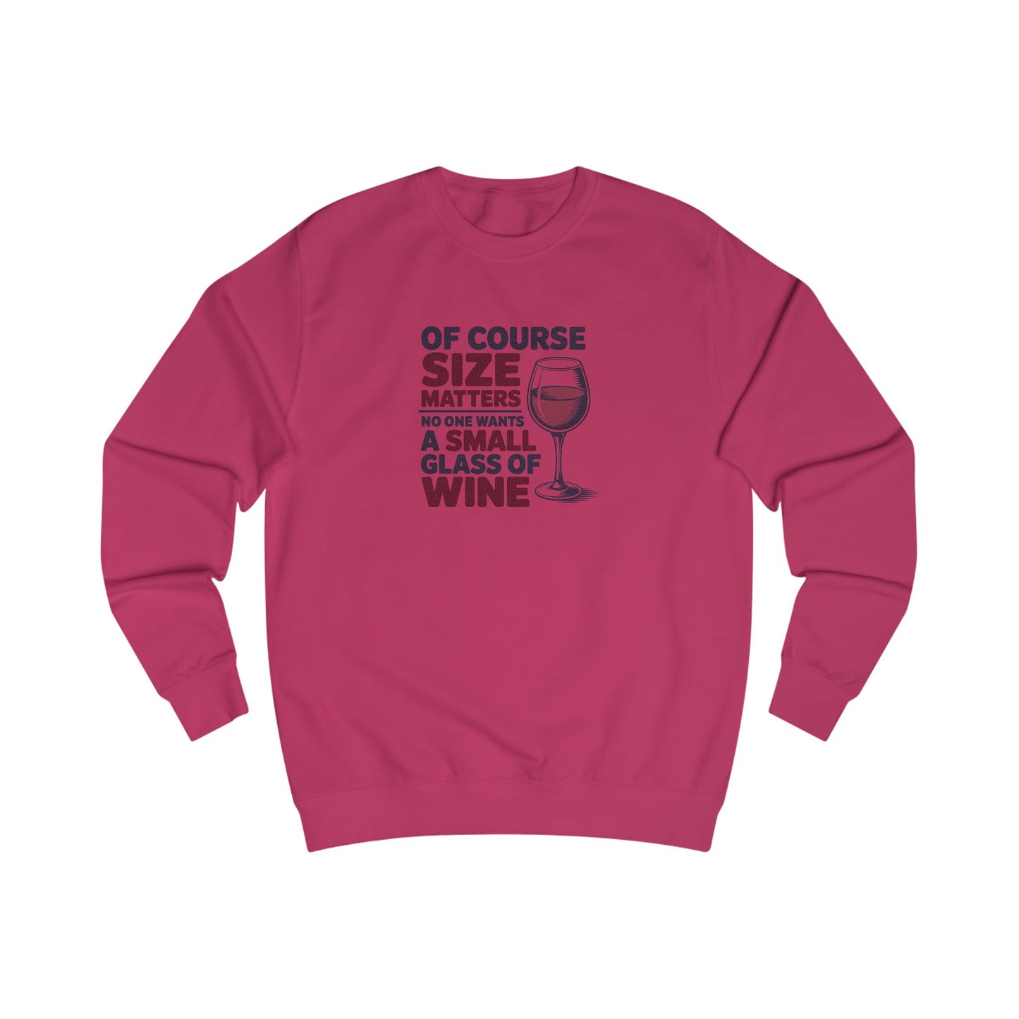 Big Glass Energy — Wine Lover Retro Sweatshirt (Light)