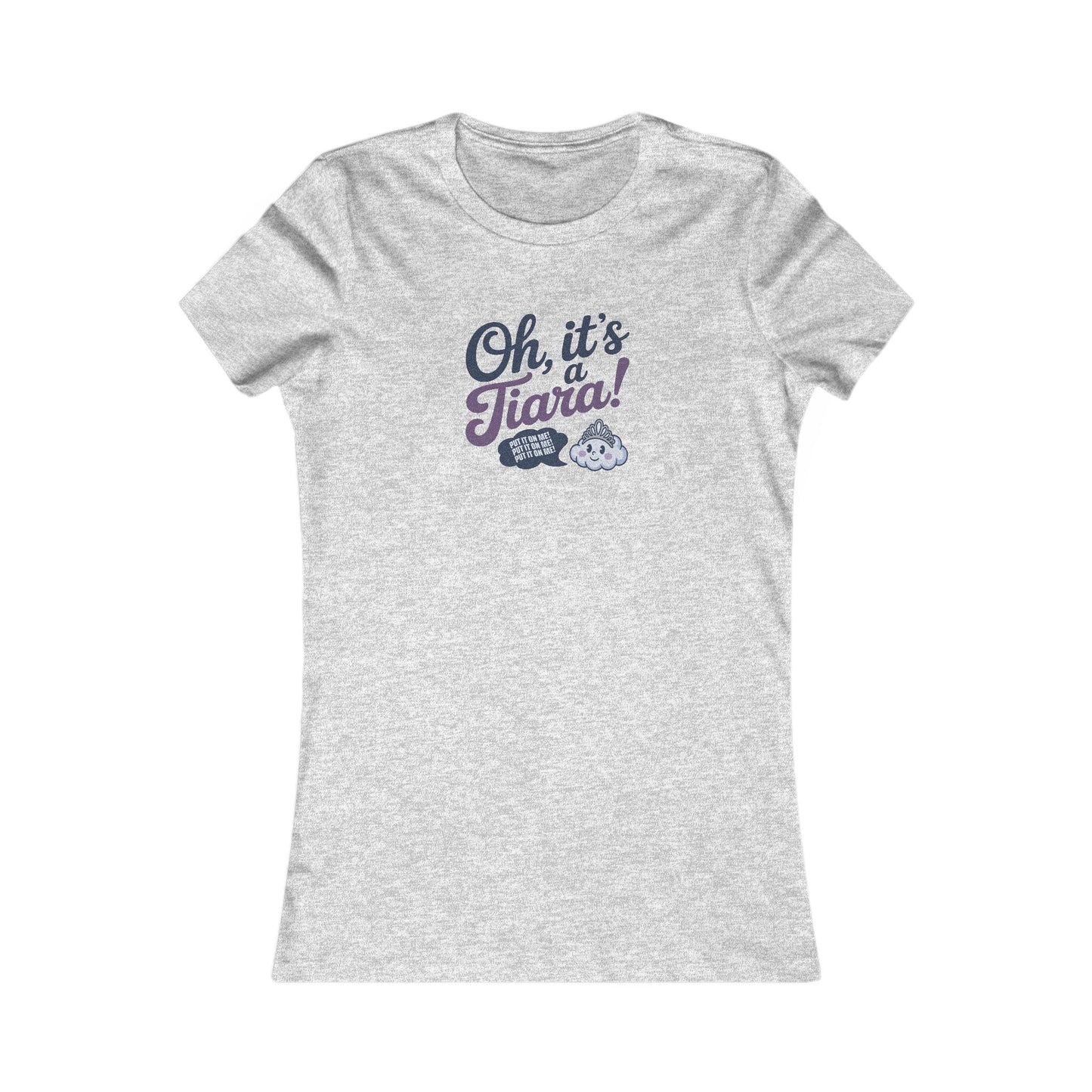 Oh, It’s a Tiara! (Put It On Me!) — Amy Farrah Fowler Retro Women's Tee (Light)