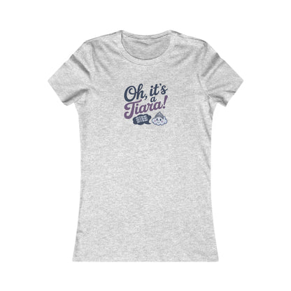 Oh, It’s a Tiara! (Put It On Me!) — Amy Farrah Fowler Retro Women's Tee (Light)