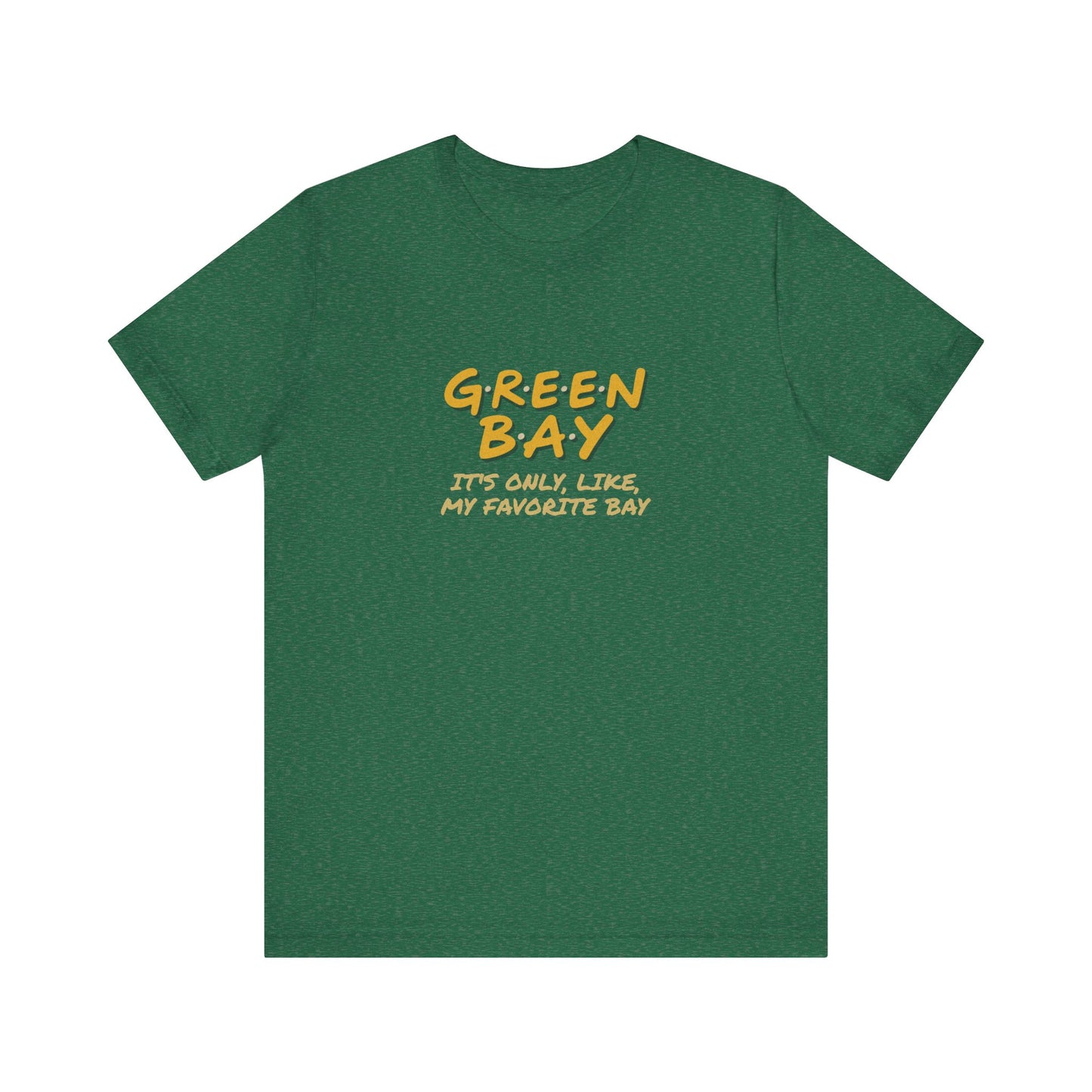 Green Bay (My Favorite Bay) — Phoebe Buffay Football Tee (Dark)