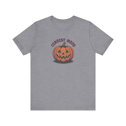 Current Mood (Vintage Jack) — Retro Halloween Tee (Light)