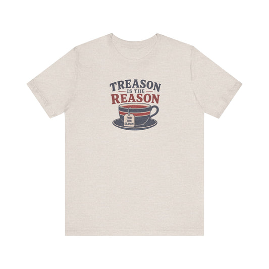 Traitorous Cup of Tea Shirt — Boston Tea Party History T-Shirt