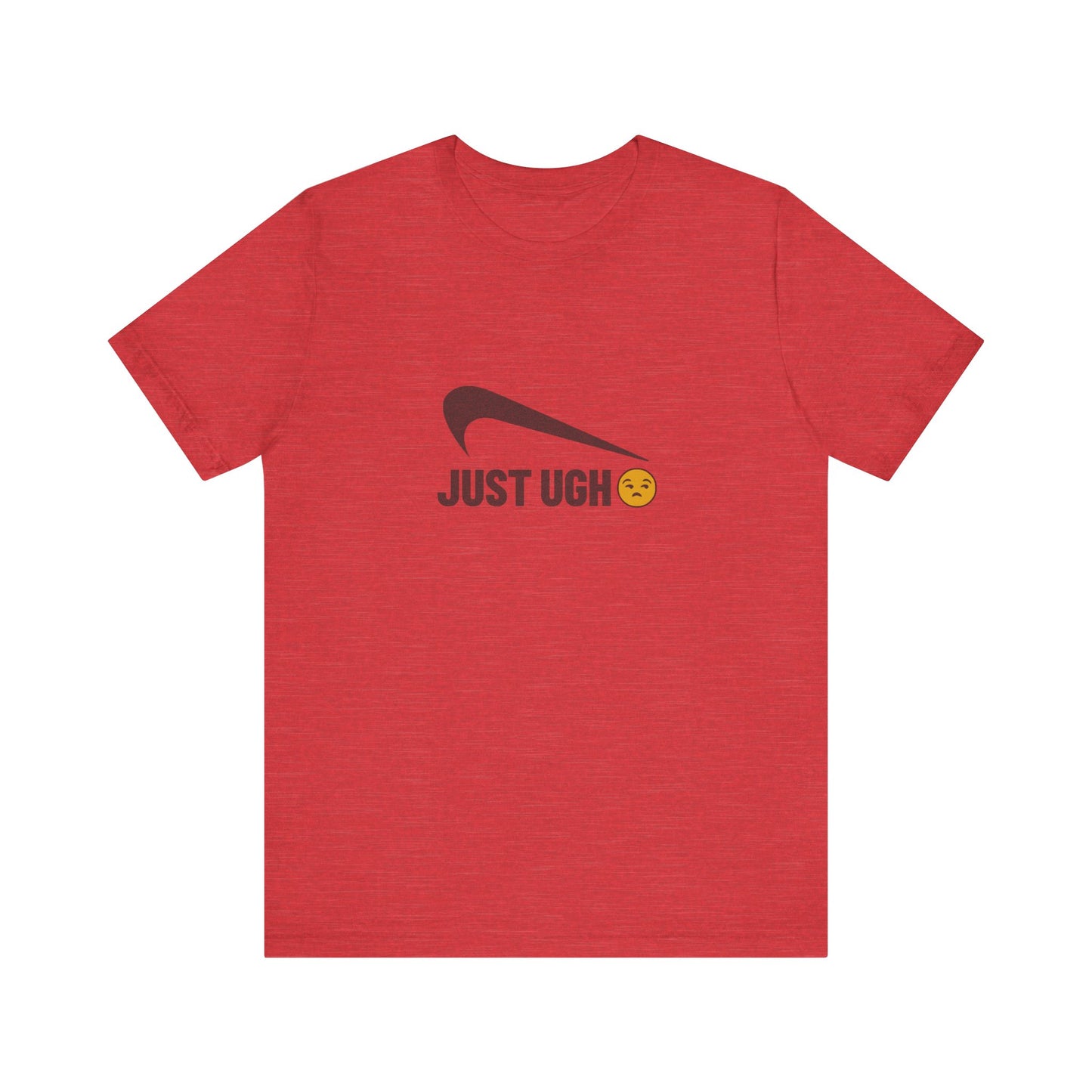 Just Ugh 😒 Athletic Parody — Retro Workout Tee (Light)
