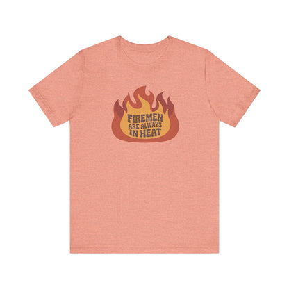 Firemen Are Always in Heat — Flirtatious Retro Tee (Light)
