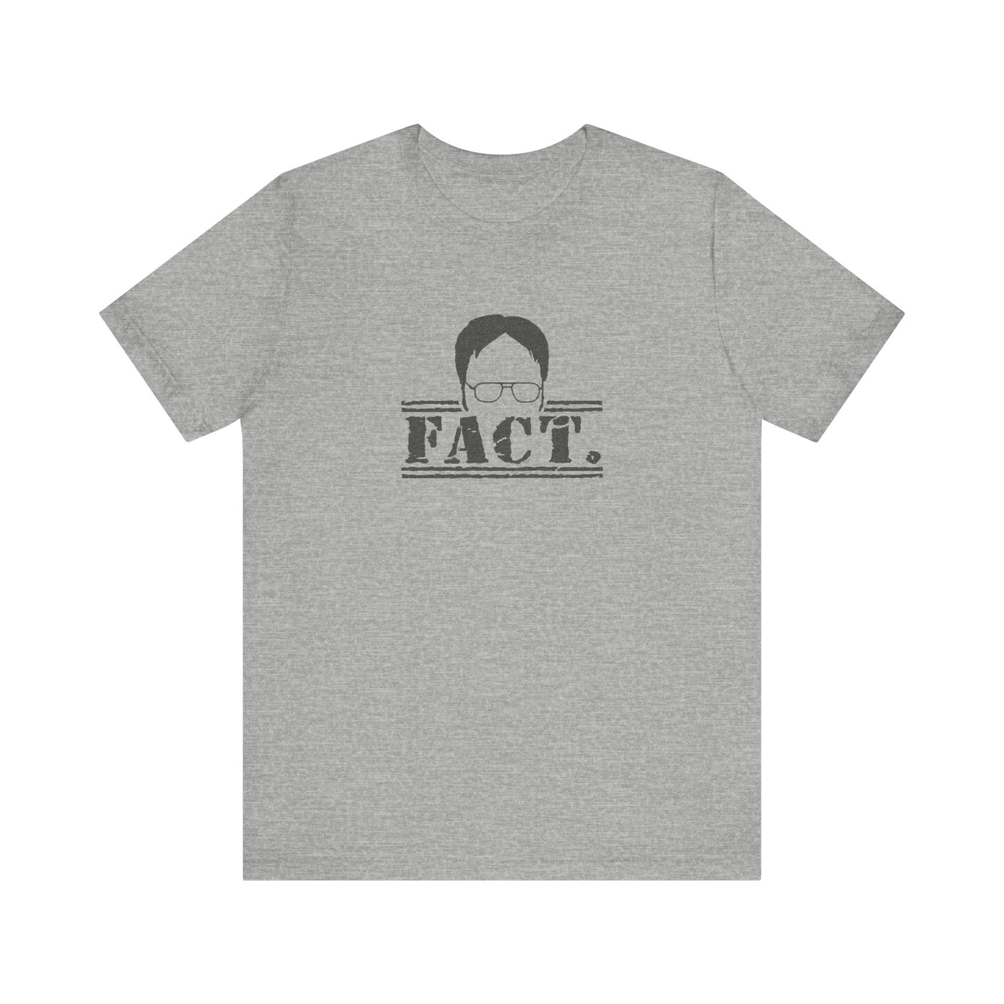 Dwight Schrute FACT. — The Office-Inspired Retro Tee (Light)