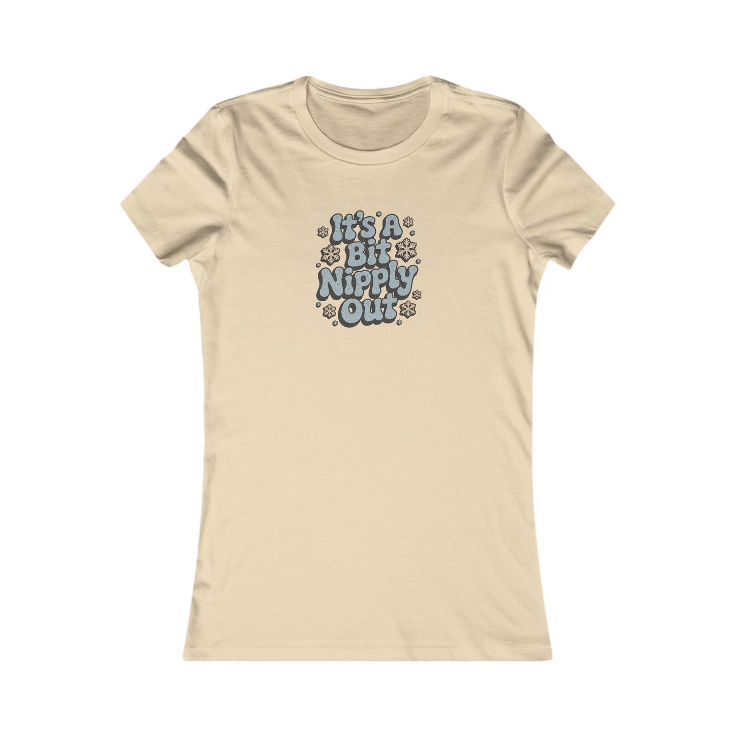 It's a Bit Nipply Out — Christmas Vacation Retro Women's Tee (Light)