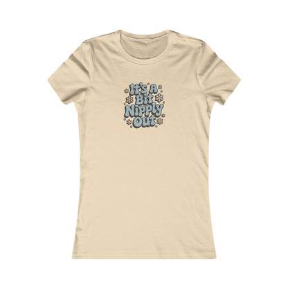 It's a Bit Nipply Out — Christmas Vacation Retro Women's Tee (Light)
