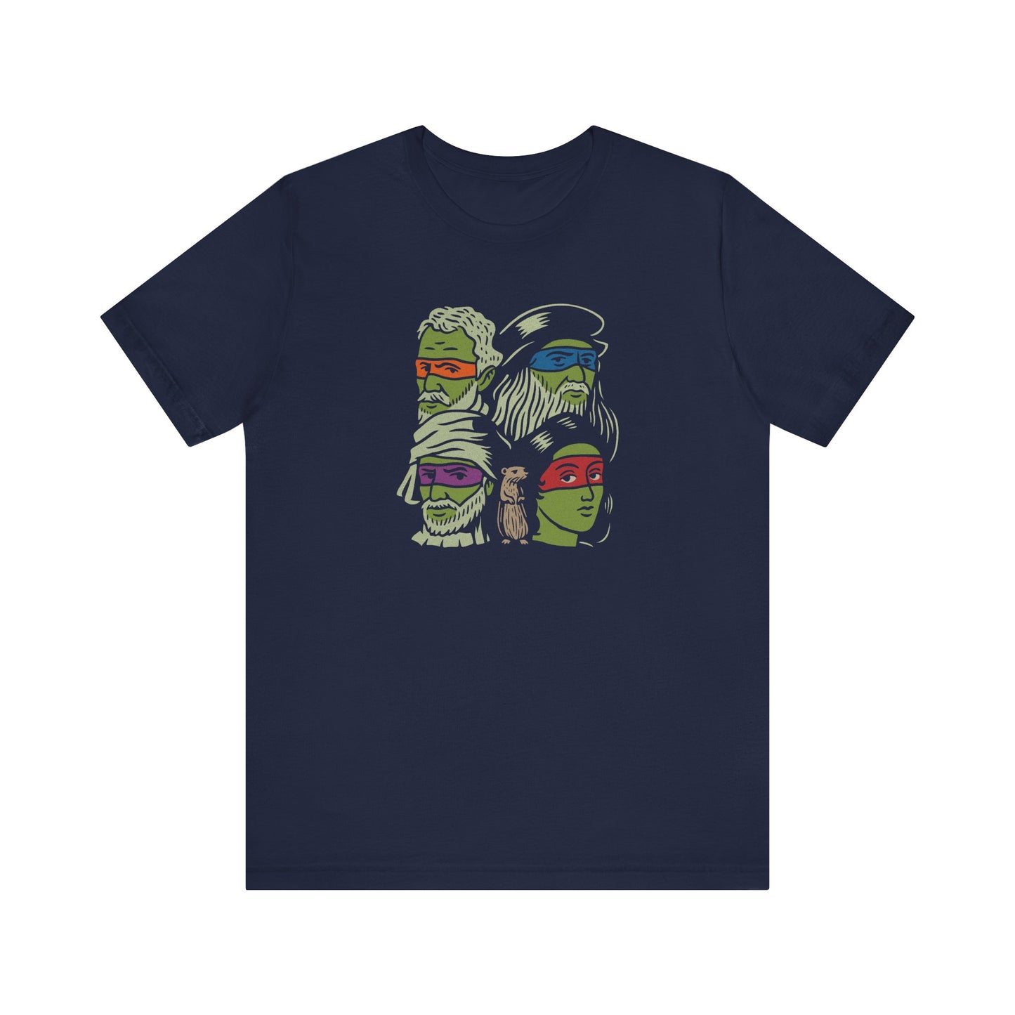 Renaissance Ninja Turtles — TMNT Retro Tee (Dark)