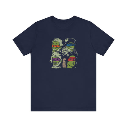 Renaissance Ninja Turtles — TMNT Retro Tee (Dark)