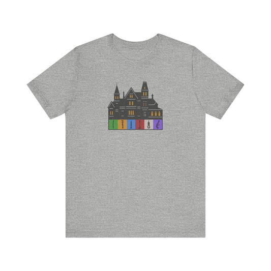 Welcome to Hill House (Off Route 41) — Clue Retro Tee (Light)