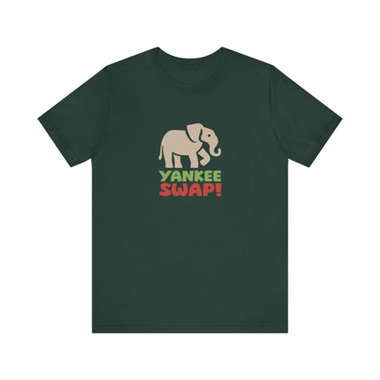 Yankee Swap! Christmas Party — Michael Scott Retro Tee (Dark)