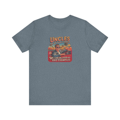 Uncles Are Not Useless (Bad Examples) — Retro Tee (Light)