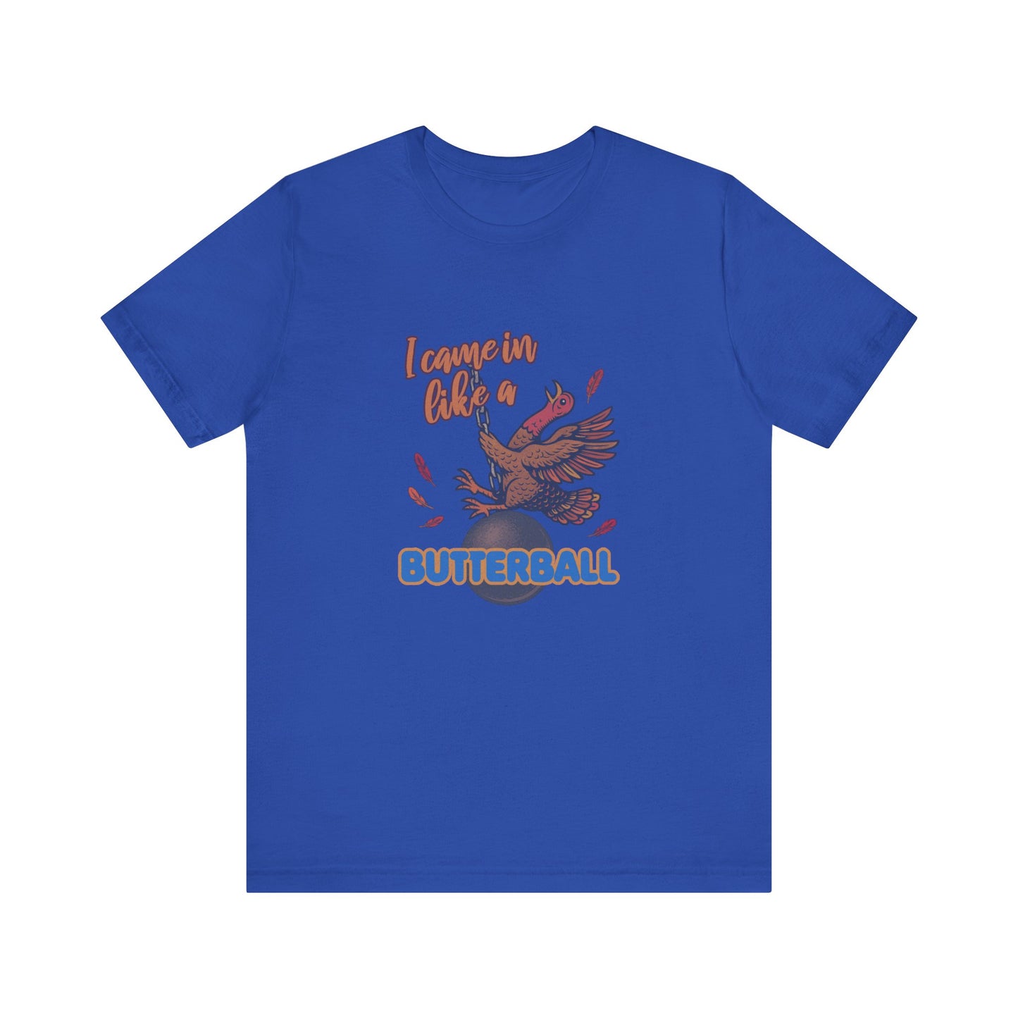 Like a Butterball — Miley Cyrus Thanksgiving Parody Retro Tee (Dark)