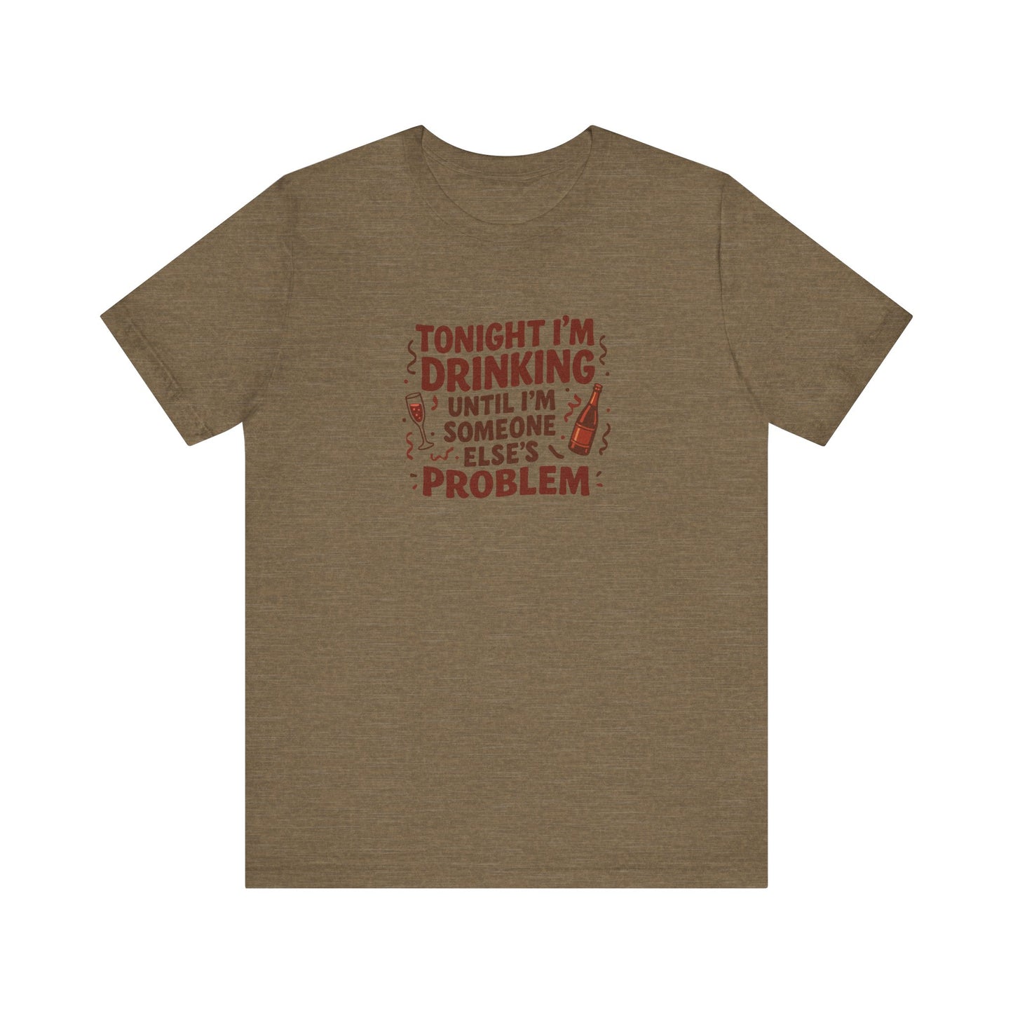 The Problem is Coming From Inside the Bar — Retro Tee (Light)