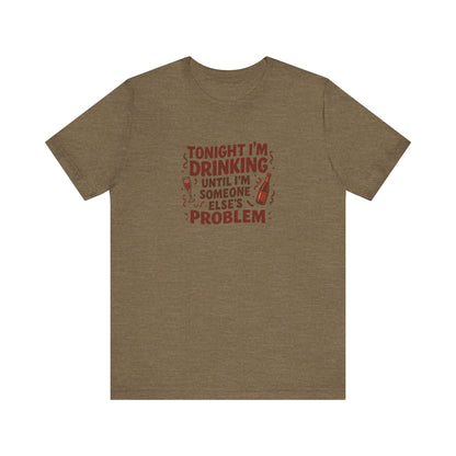 The Problem is Coming From Inside the Bar — Retro Tee (Light)