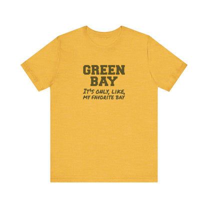 Green Bay (My Favorite Bay) — Phoebe Buffay Football Tee (Light)