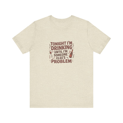 The Problem is Coming From Inside the Bar — Retro Tee (Light)