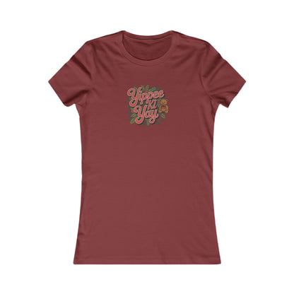 Yippee Ki Yay — Die Hard Retro Christmas Women's Tee (Dark)