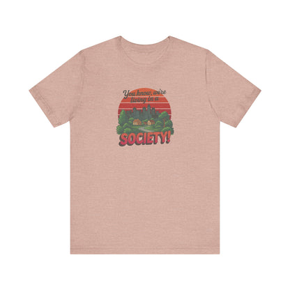 We’re Living in a Society! — Seinfeld Retro Tee (Light)