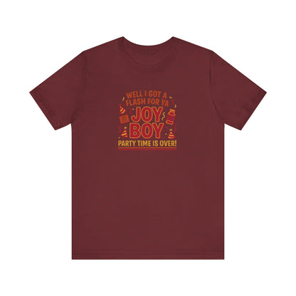 Joy Boy — Seinfeld Library Investigator Retro Tee (Dark)