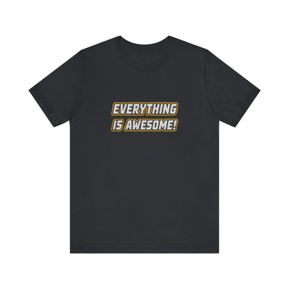 Everything is Awesome! — The LEGO Movie-Inspired Retro Tee (Dark)