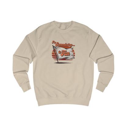 I'm Surrendering to Fun — Fun with Flags Retro Sweatshirt (Light)