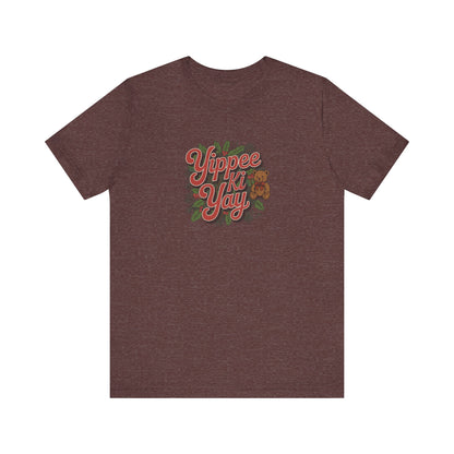 Yippee Ki Yay — Die Hard Retro Christmas Tee (Dark)