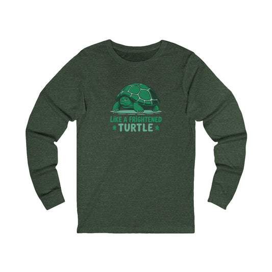 Like a Frightened Turtle — George Costanza Shrinkage Long Sleeve (Dark)
