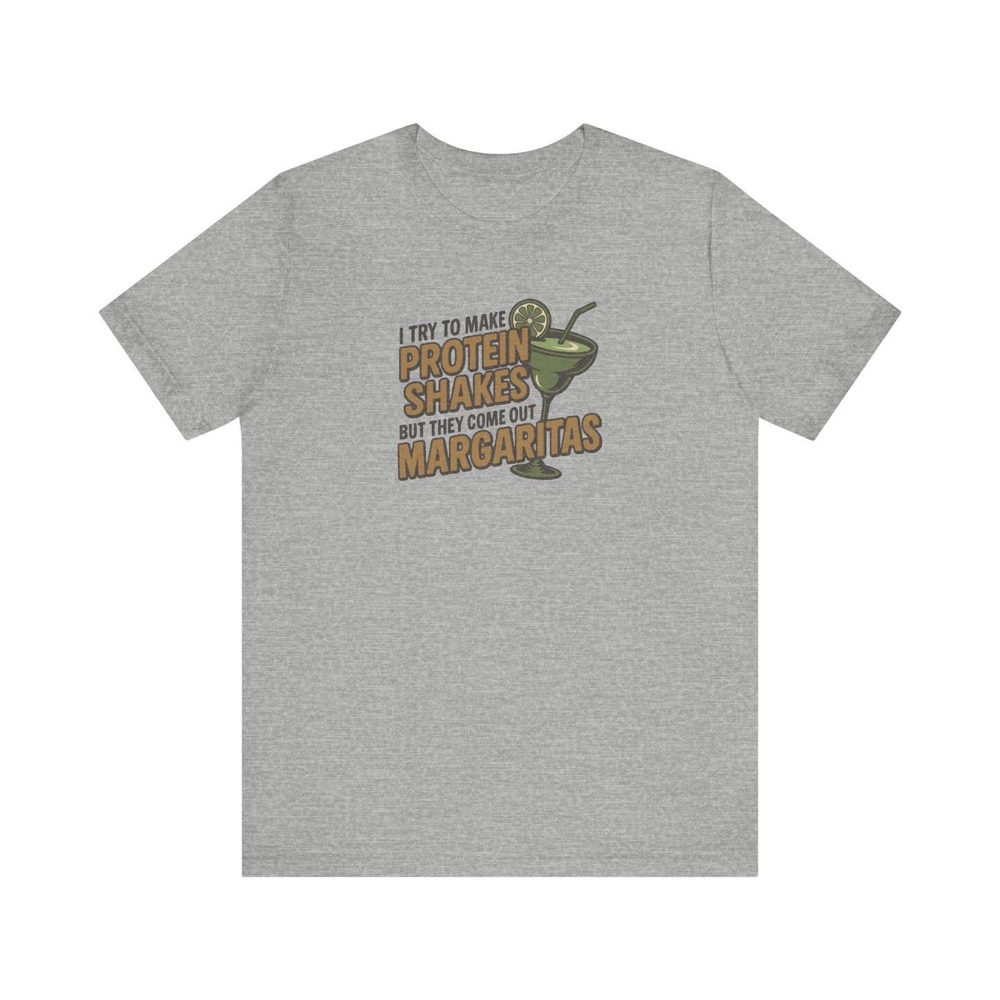 Protein Shakes (Oops, All Margaritas) — Retro Tee (Light)