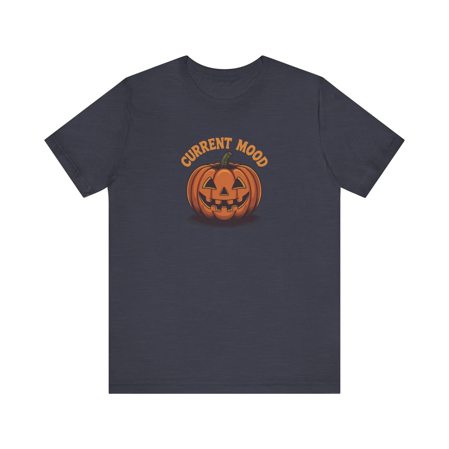 Current Mood (Vintage Jack) — Retro Halloween Tee (Dark)