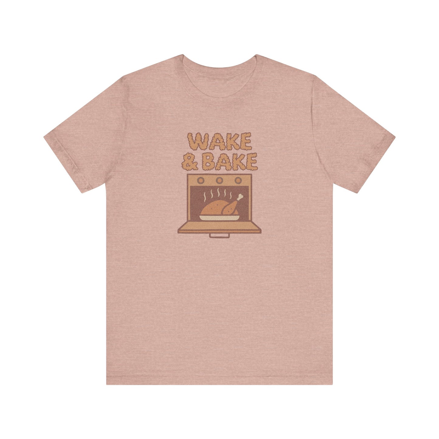 Wake & Bake — Retro Thanksgiving Turkey Tee (Light)