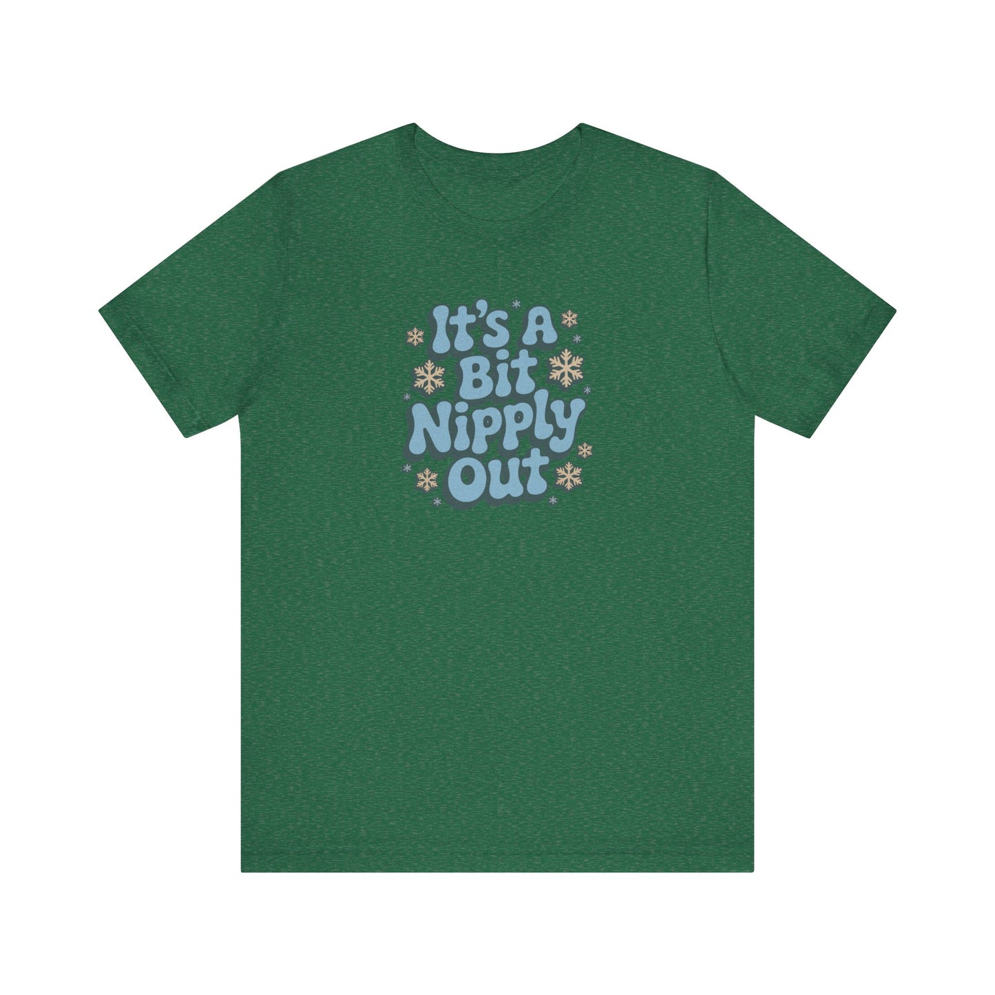 It's a Bit Nipply Out — Christmas Vacation Retro Tee (Dark)