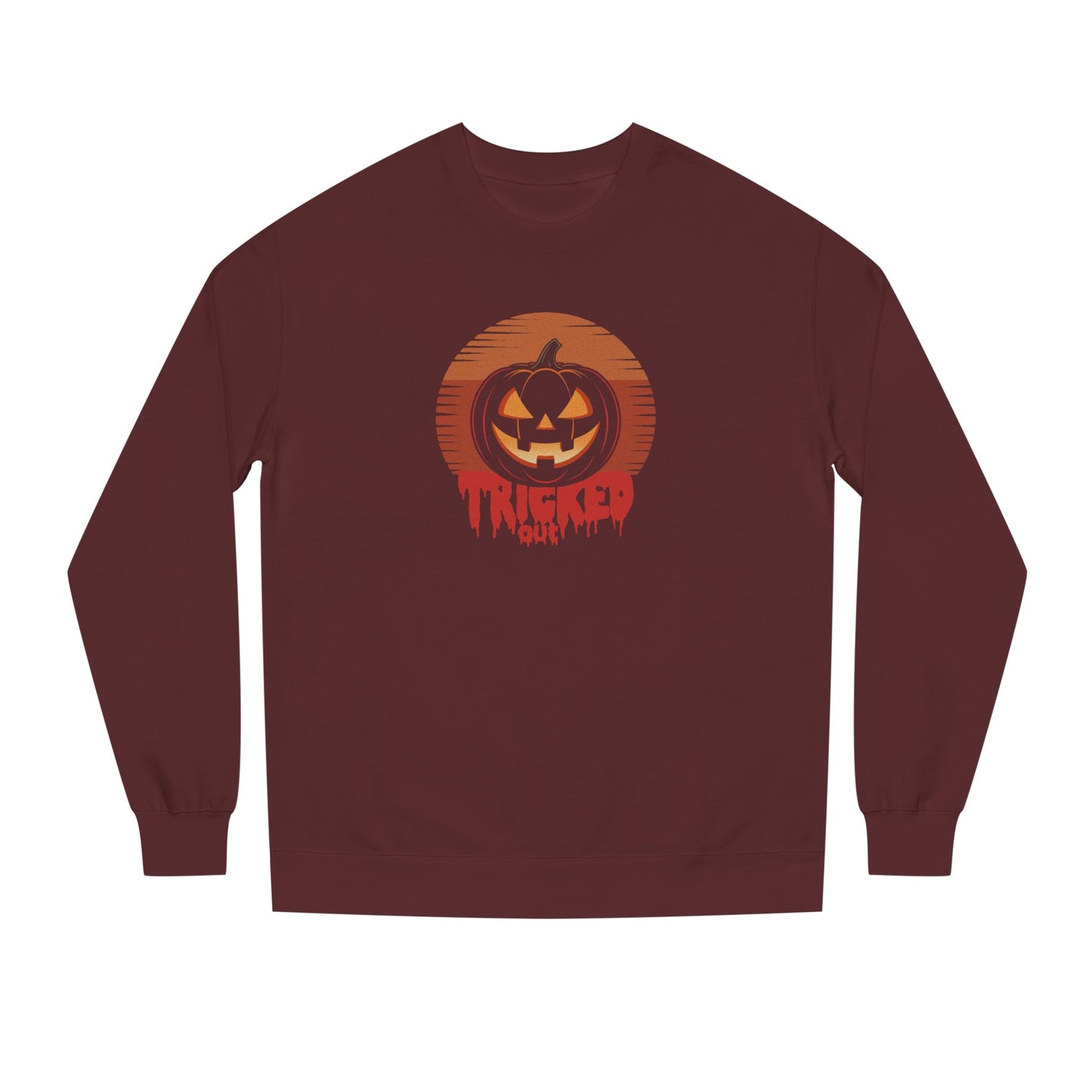 Tricked Out — Vintage Jack-O’-Lantern Sweatshirt (Dark)