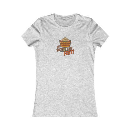 It Tastes Like Feet! — Thanksgiving Trifle Retro Women's Tee (Light)