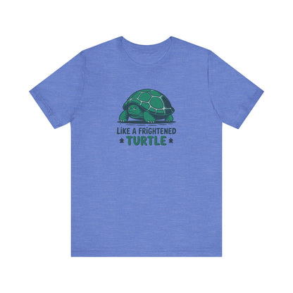 Like a Frightened Turtle — George Costanza Shrinkage Retro Tee (Light)