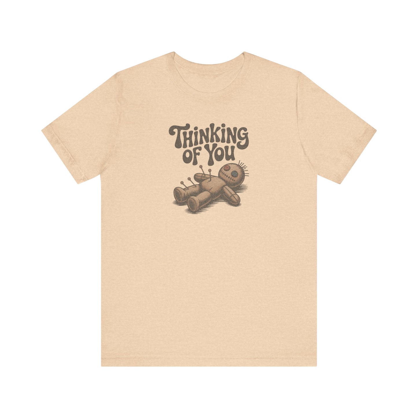 The Voodoo That You Do, So Well — Retro Voodoo Doll Tee (Light)