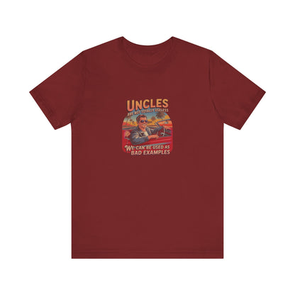 Uncles Are Not Useless (Bad Examples) — Retro Tee (Dark)