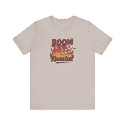 Boom, Roasted — Michael Scott Retro Tee (Light)