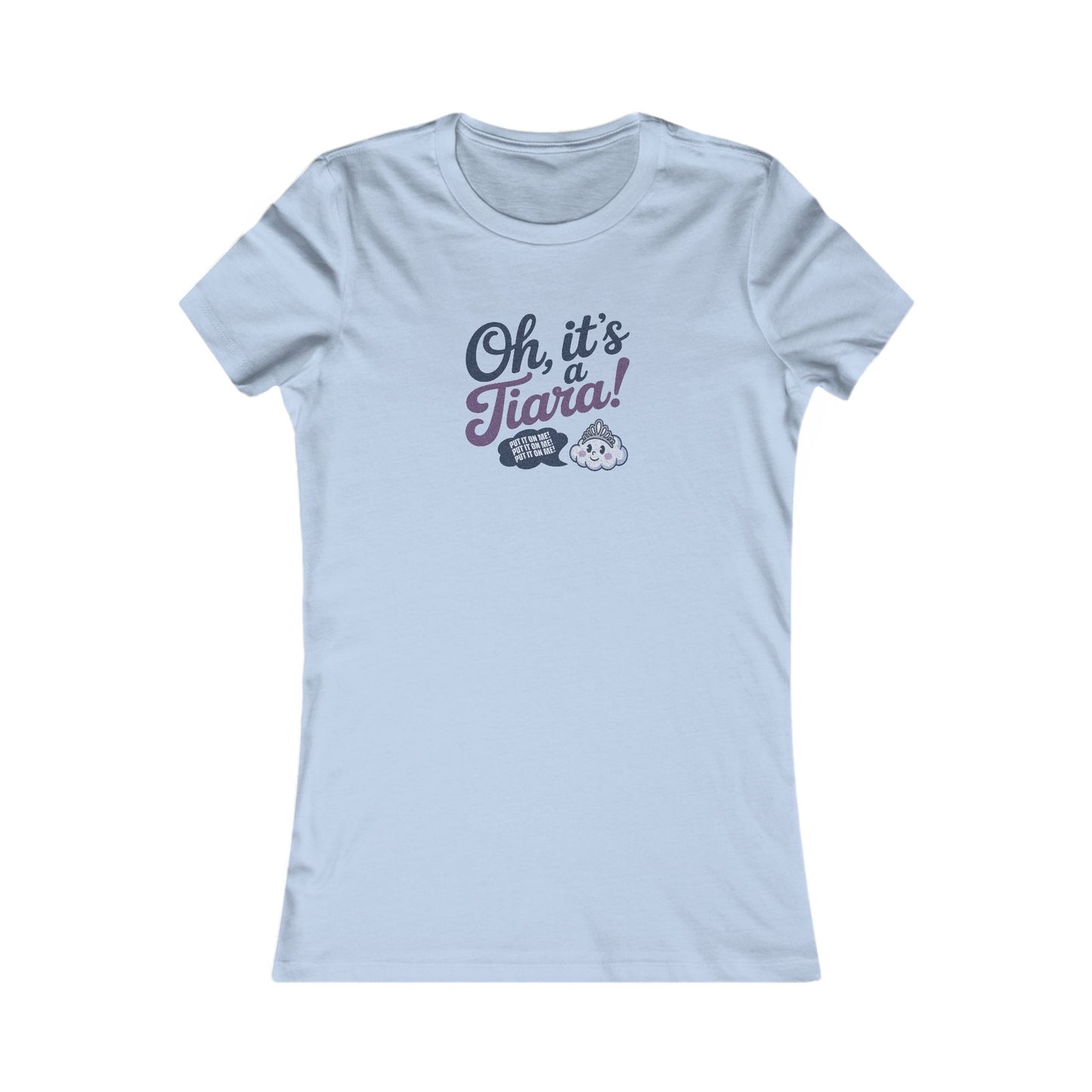 Oh, It’s a Tiara! (Put It On Me!) — Amy Farrah Fowler Retro Women's Tee (Light)