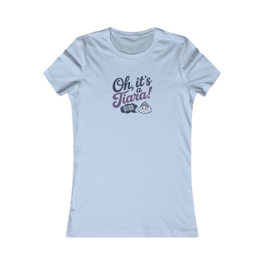Oh, It’s a Tiara! (Put It On Me!) — Amy Farrah Fowler Retro Women's Tee (Light)