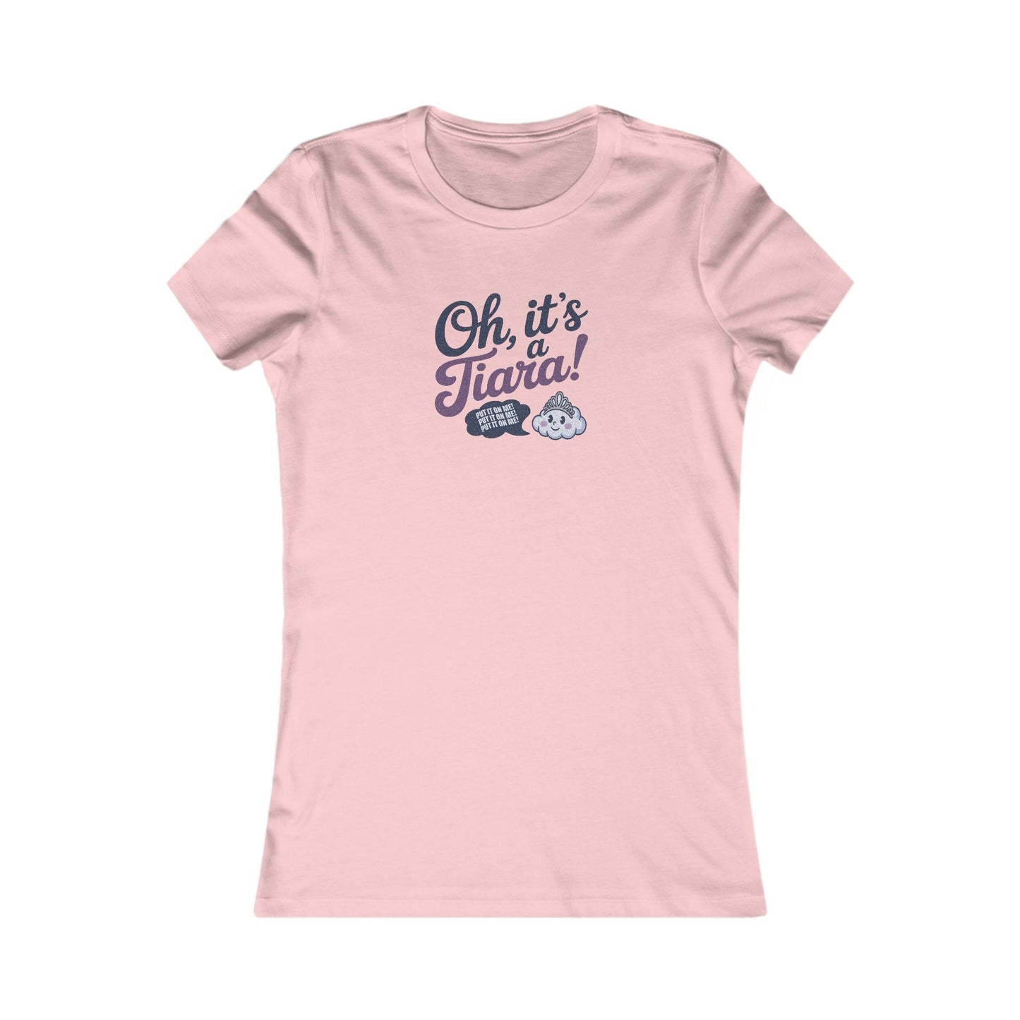 Oh, It’s a Tiara! (Put It On Me!) — Amy Farrah Fowler Retro Women's Tee (Light)