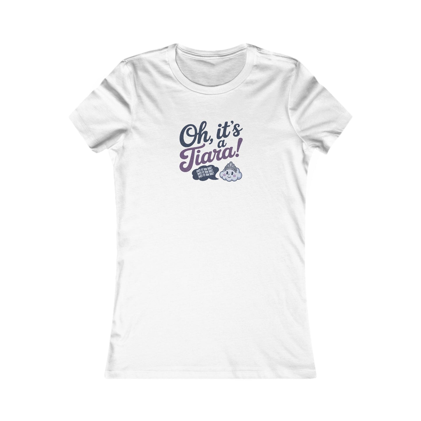 Oh, It’s a Tiara! (Put It On Me!) — Amy Farrah Fowler Retro Women's Tee (Light)