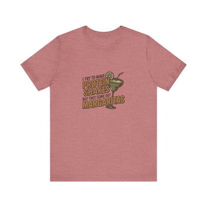 Protein Shakes (Oops, All Margaritas) — Retro Tee (Light)