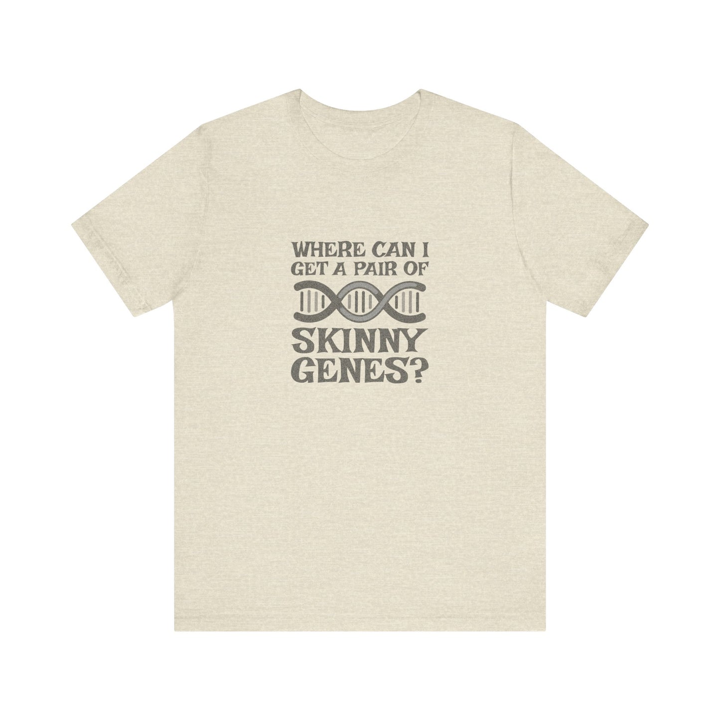 Pair of Skinny Genes — Retro Graphic Tee (Light)