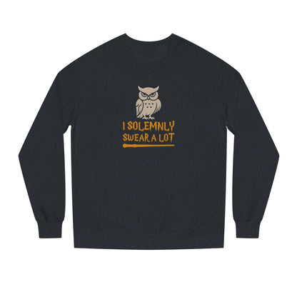 I Solemnly Swear a Lot — Harry Potter Retro Sweatshirt (Dark)