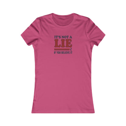 It’s Not a Lie, If You Believe It — George Costanza Retro Women's Tee (Light)