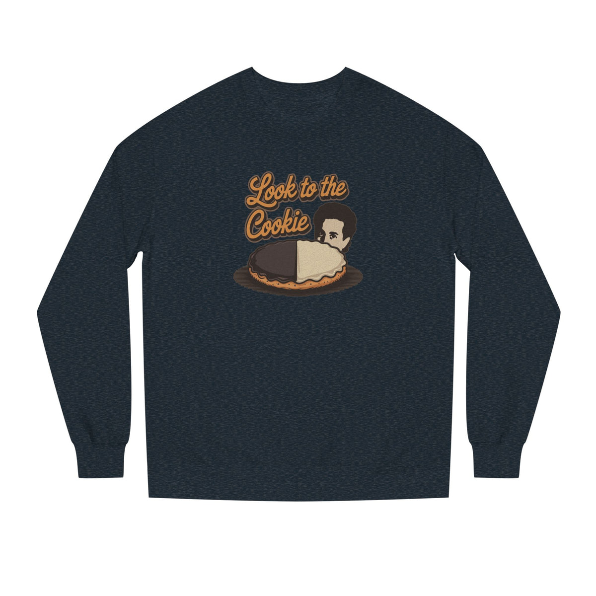 Look to the (Black-and-White) Cookie — Seinfeld Retro Sweatshirt (Dark)
