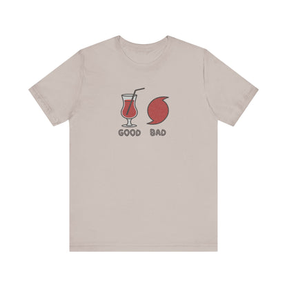 Good Hurricane, Bad Hurricane – Tropical Retro Tee (Light)