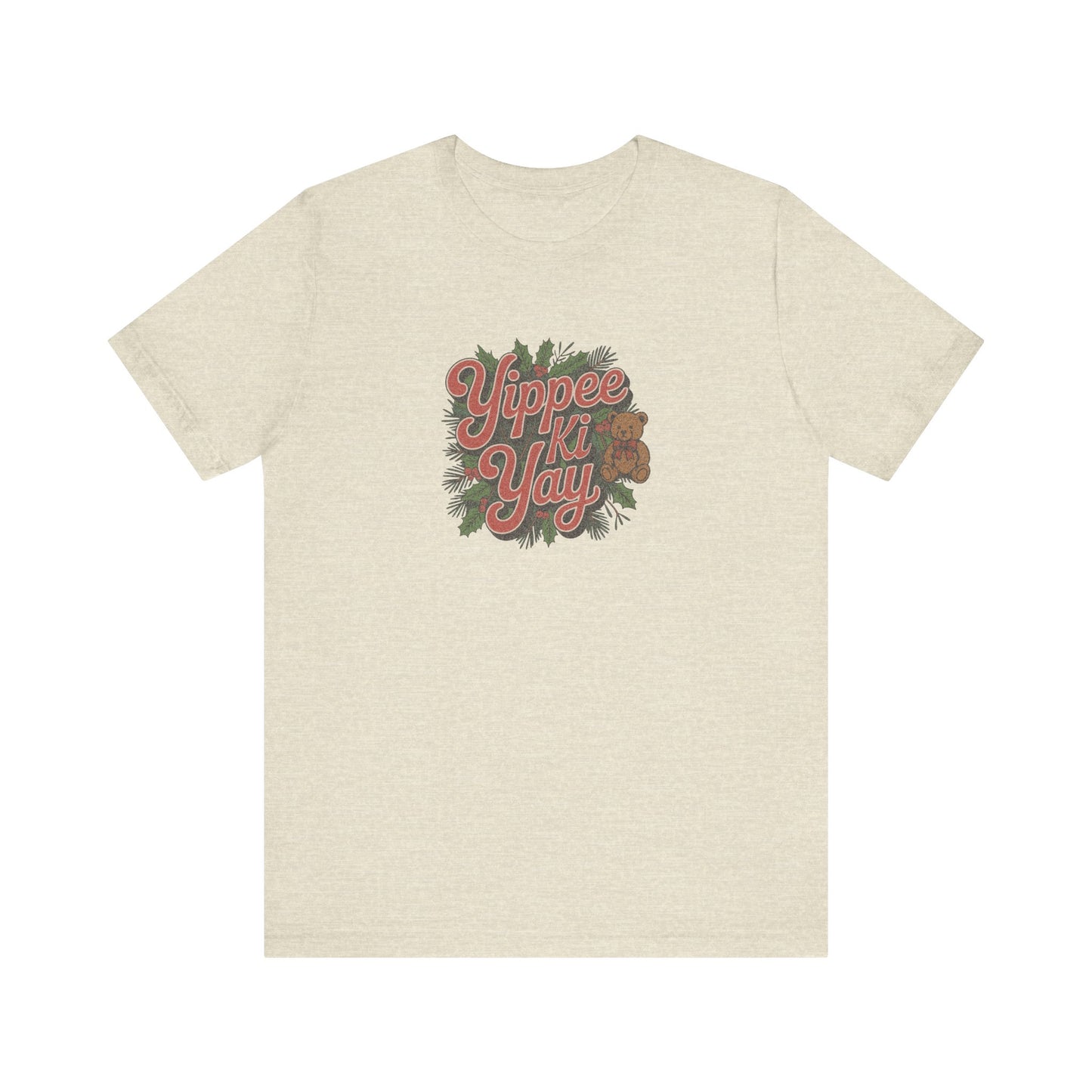 Yippee Ki Yay — Die Hard Retro Christmas Tee (Light)